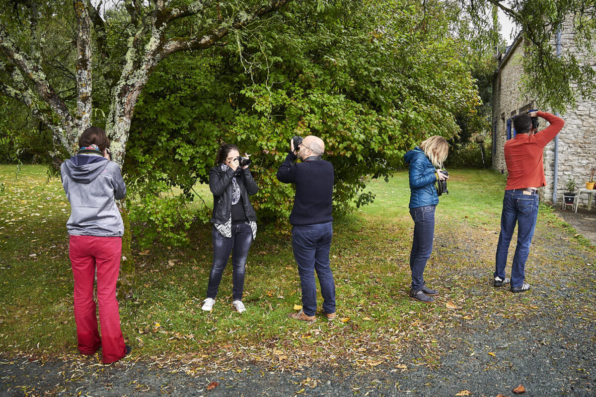 Le groupe en pleine action  