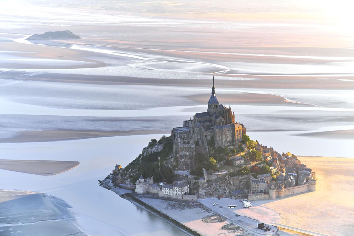 Splendide Mont St Michel vu d'en haut !